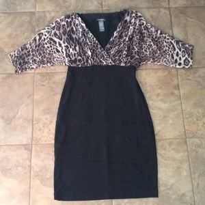 Bisou Bisou Leopard Print Dress
